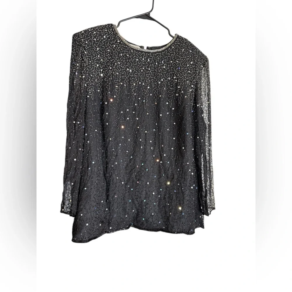 Vintage Stenay Wonans evening top 3X - Picture 2 of 3